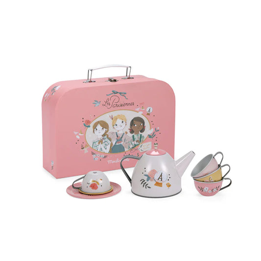 Suitcase - New Tea Party Metal Set The Parisiennes