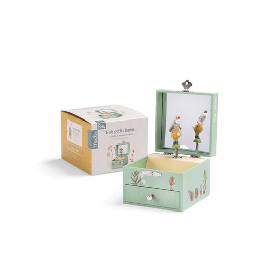 Musical Jewelry box - Three Little Rabbits