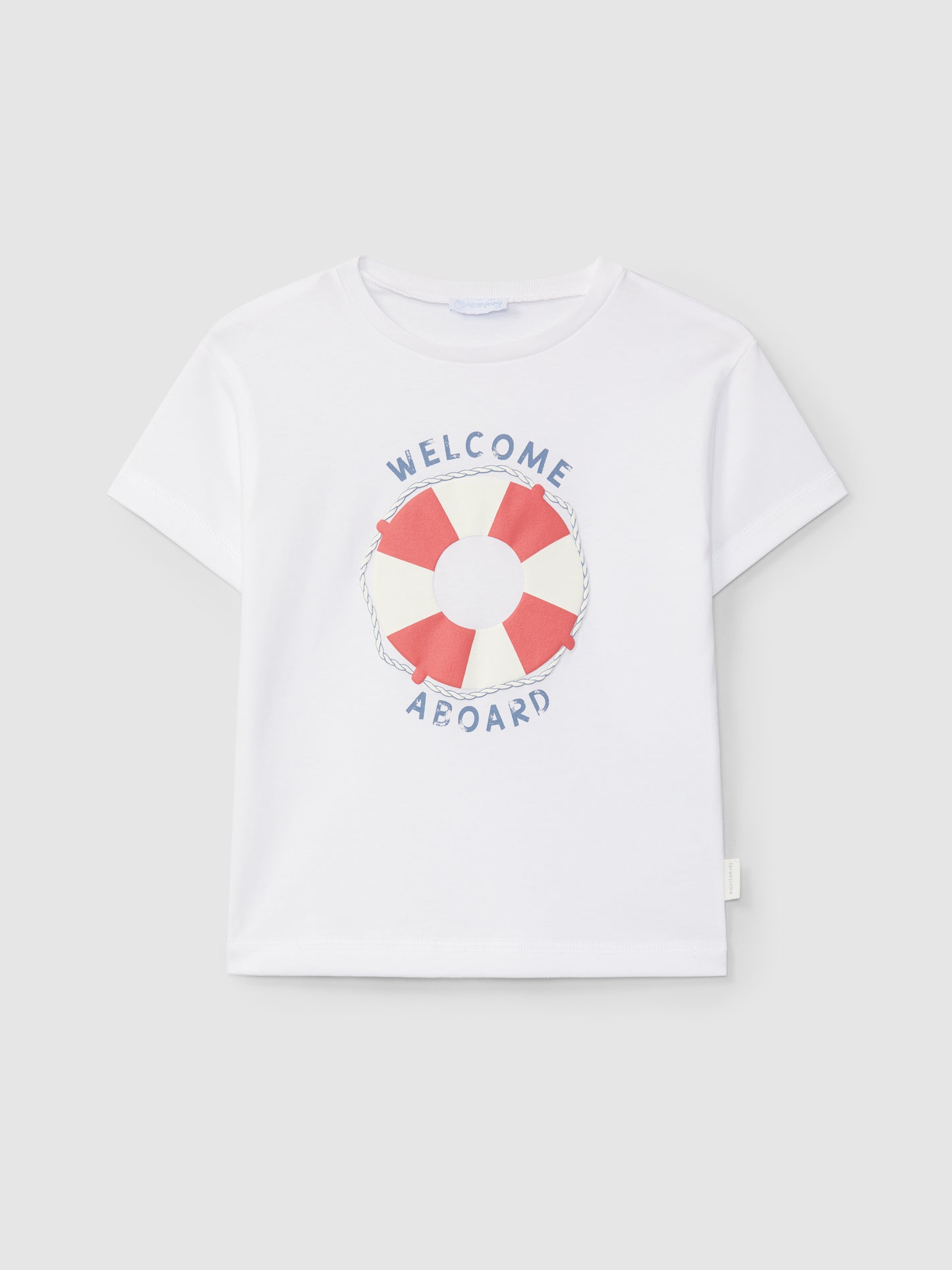 Camiseta “welcome aboard”