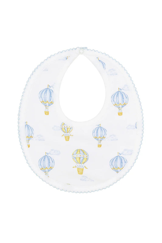 Blue Balloons Print Bib