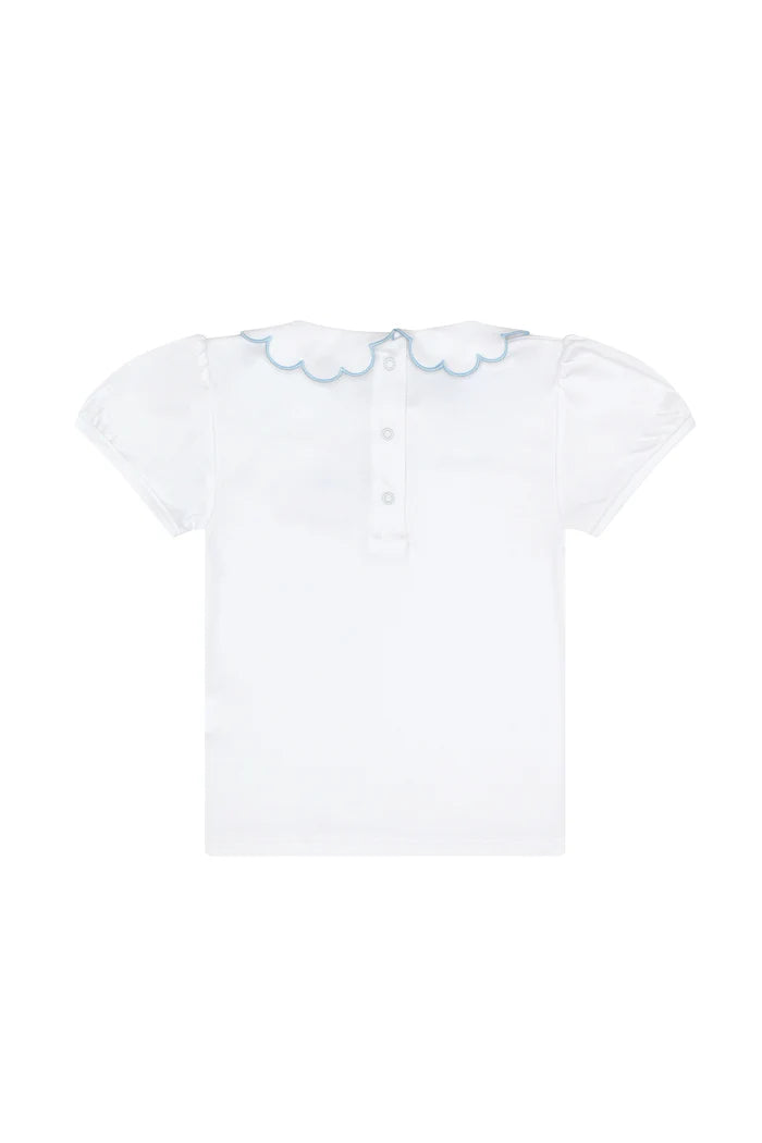 Nella Scallops Short Sleeve Tee