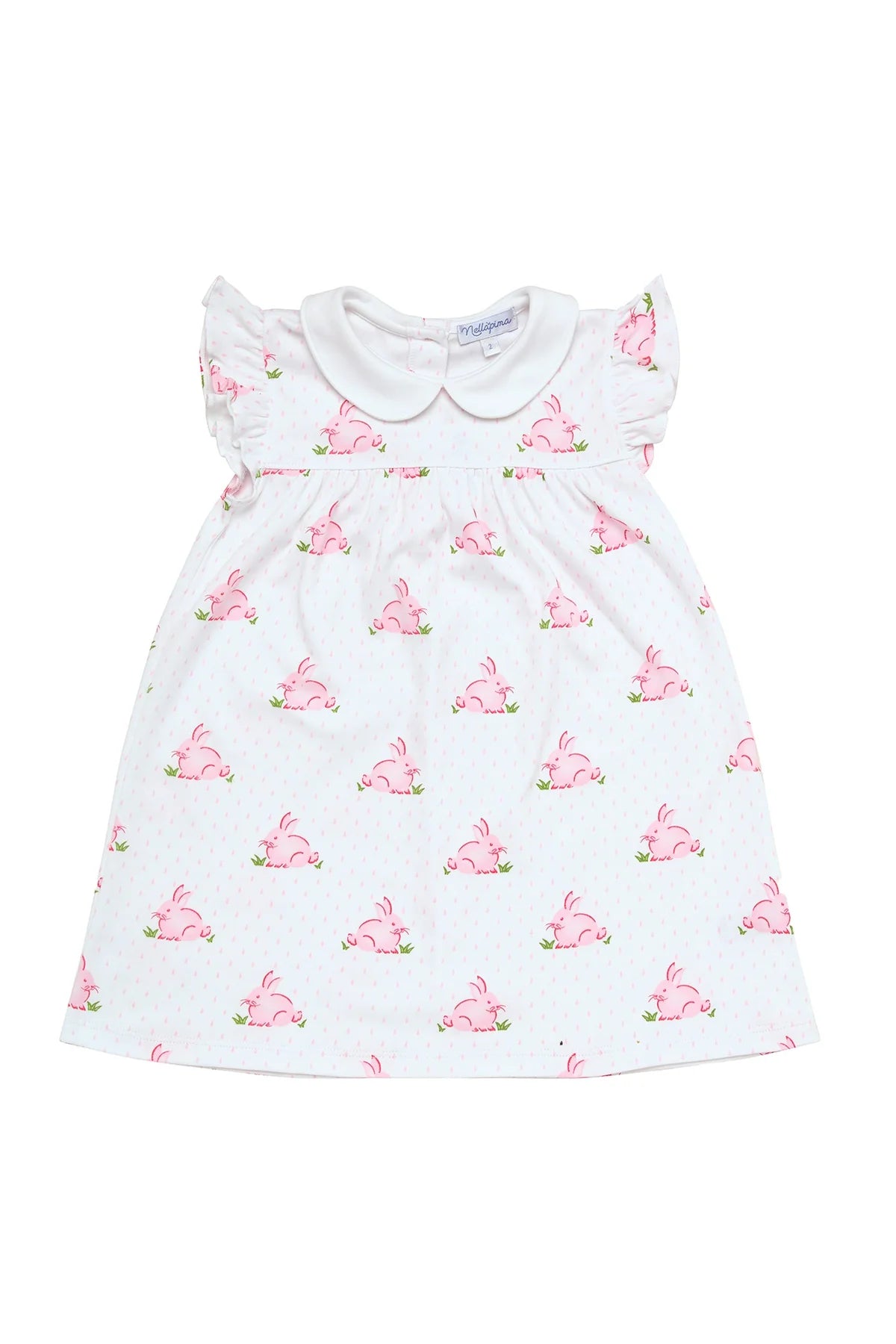 Pink Bunny Ruffle Playtime Dress